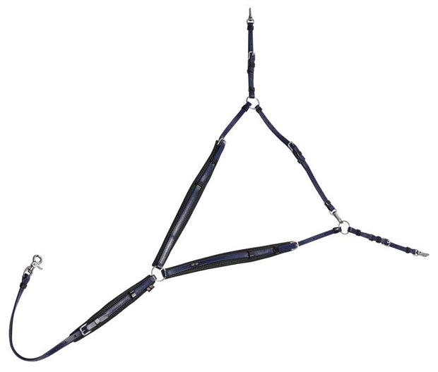 Zilco Bridle Dark Blue Zilco Endurance Marathon Breastplate Deluxe Stainless Steel Fittings - Arab