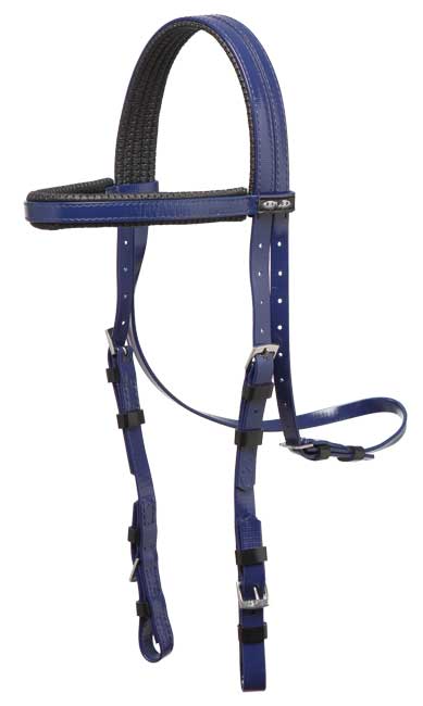 Zilco Dark Blue Zilco Padded Bridle Head