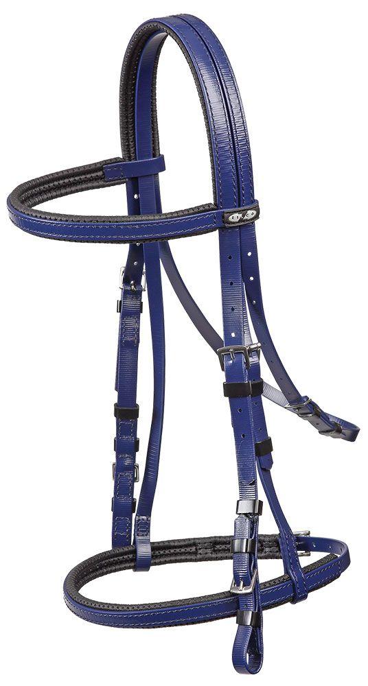 Zilco Dark Blue Zilco Padded Race Bridle