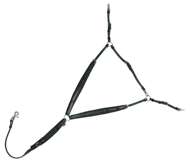 Zilco Bridle Dark Green Zilco Endurance Marathon Breastplate Deluxe Stainless Steel Fittings - Arab