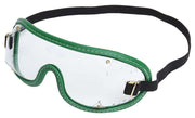 Zilco Goggles Green Zilco Perspex Goggles Clear Lens