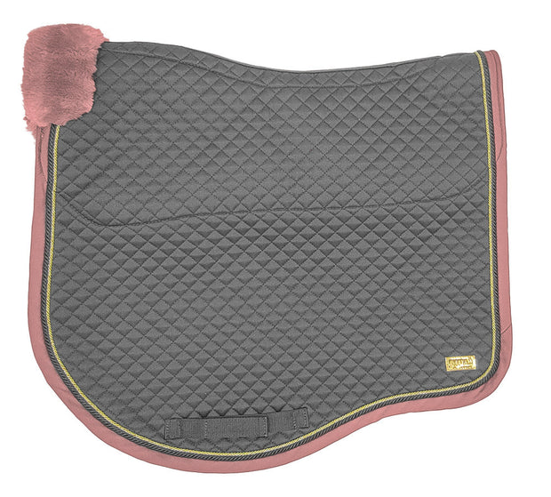 Zilco Saddlecloth Grey/Dusk Zilco Estate Fleece Dressage Saddlecloth Gold