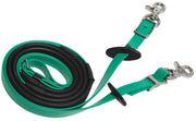 Zilco Reins Light Green Endurance Reins - Deluxe Small Pimple Grip Stainless Steel Fittings