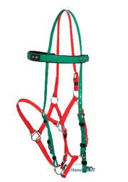 Zilco Light Green / Red Zilco Deluxe Endurance Bridle Complete - Arab