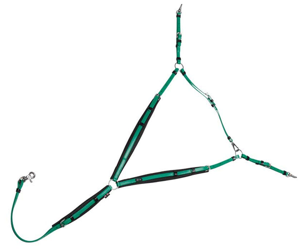 Zilco Bridle Light Green Zilco Endurance Marathon Breastplate Deluxe Stainless Steel Fittings - Arab