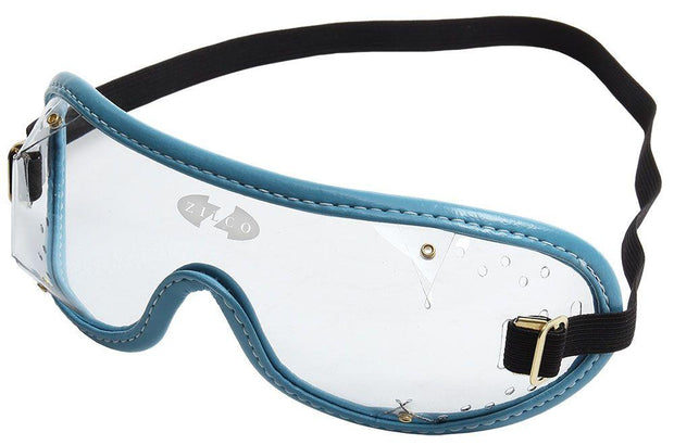 Zilco Goggles Lt Blue Zilco Perspex Goggles Clear Lens