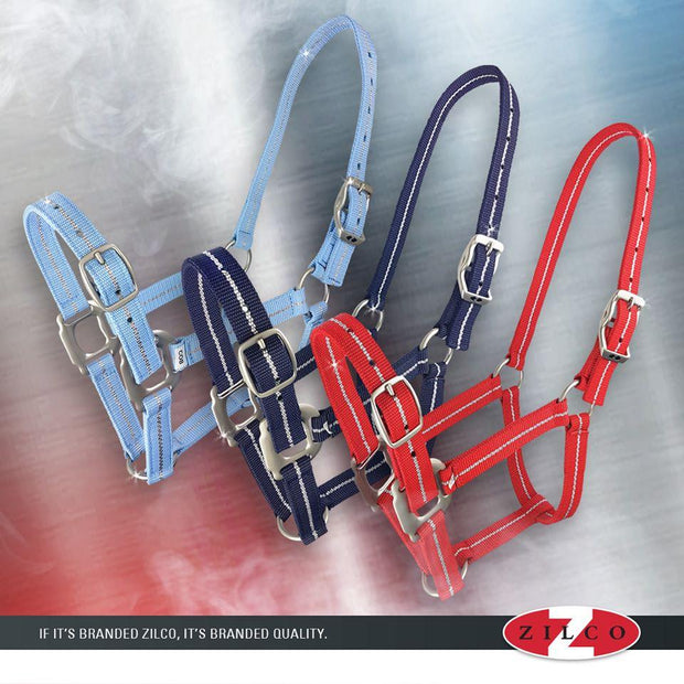 Zilco Headcollar Metallic Stripe Halter