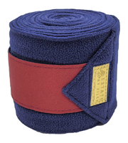 Zilco Horse Boots Navy/Burgundy Zilco Estate Polo Bandages