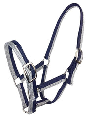 Zilco Headcollar Navy/Silver Sparkle Foal Halter