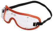 Zilco Goggles Orange Zilco Perspex Goggles Clear Lens
