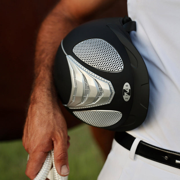 Oscar Shield Helmet Black from Zilco Riding & Harness Stuff