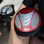 Zilco Riding Hat Oscar Shield + Helmet Red