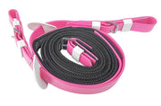 Zilco Bridle Pink/White / Pony Zilco S Grip Reins