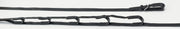 Zilco Plain 5 Loop Reins (4Mtr) - Black (ladder reins)
