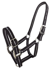 Zilco Headcollar Pony / Black Metallic Stripe Halter