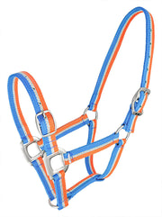 Zilco Headcollar & Lead Pony / Royal/Orange Zilco Abstract Halter Headcollar