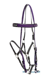 Zilco Purple / Black Zilco Deluxe Endurance Bridle Complete - Arab