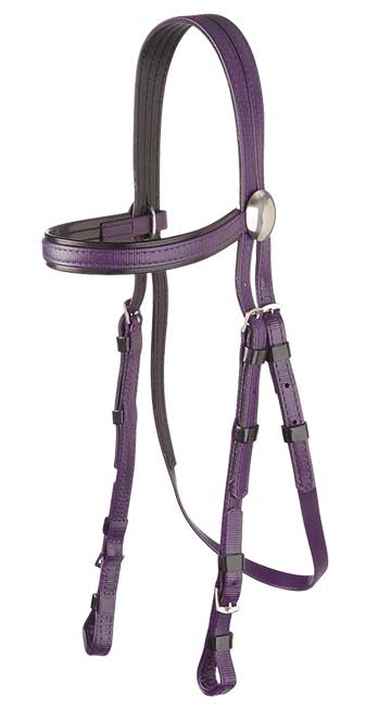 Zilco Purple/Black Zilco SS Race Bridle