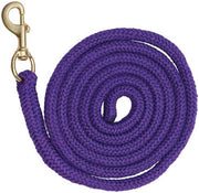 Zilco Lead Rope Purple Braided Lead Rope PP 32mm Brass Plated Snap