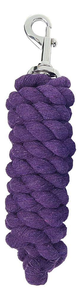 Zilco Lead Rope Purple Cotton Lead Rope (1.9 Mtr)