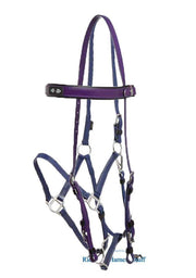 Zilco Purple / Dark Blue Zilco Deluxe Endurance Bridle Complete - Arab