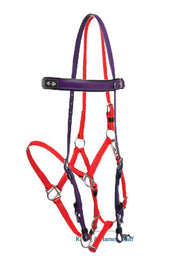 Zilco Purple / Red Zilco Deluxe Endurance Bridle Complete - Arab