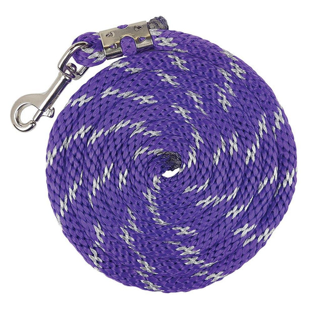 Zilco Lead Rope Purple/Silver Sparkle Lead Rope