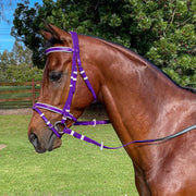 Zilco Bridle Purple/White / Pony Zilco Hanoverian Bridle