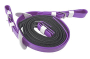 Zilco Bridle Purple/White / Pony Zilco S Grip Reins