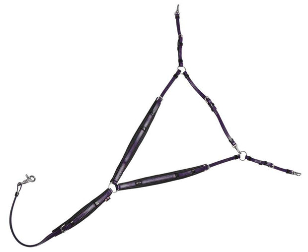 Zilco Bridle Purple Zilco Endurance Marathon Breastplate Deluxe Stainless Steel Fittings - Arab