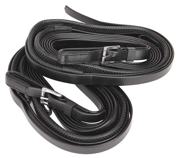 Zilco R-Grip 4 Loop Reins (4.4Mtr) - Black