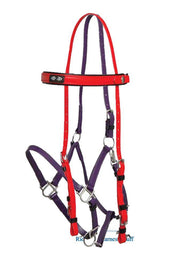 Zilco Red / Purple Zilco Deluxe Endurance Bridle Complete - Arab