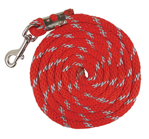 Zilco Lead Rope Red/Silver Sparkle Lead Rope