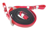 Zilco Bridle Red/White / Pony Zilco S Grip Reins