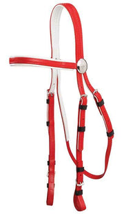 Zilco Red/White Zilco SS Race Bridle