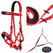 Zilco Bridle Red Zilco Marathon Endurance Set Arab Size