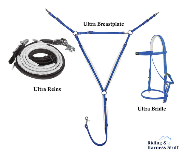 Zilco Royal / Black / Royal Zilco Ultra Endurance Complete Set -  Bridle, Reins, Breastplate Mix n Match