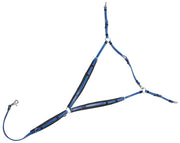 Zilco Bridle Royal Blue Zilco Endurance Marathon Breastplate Deluxe Stainless Steel Fittings - Arab