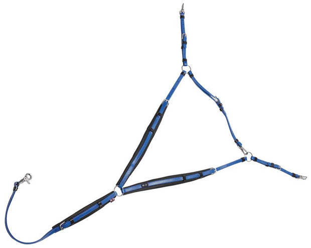 Zilco Bridle Royal Blue Zilco Endurance Marathon Breastplate Deluxe Stainless Steel Fittings - Arab