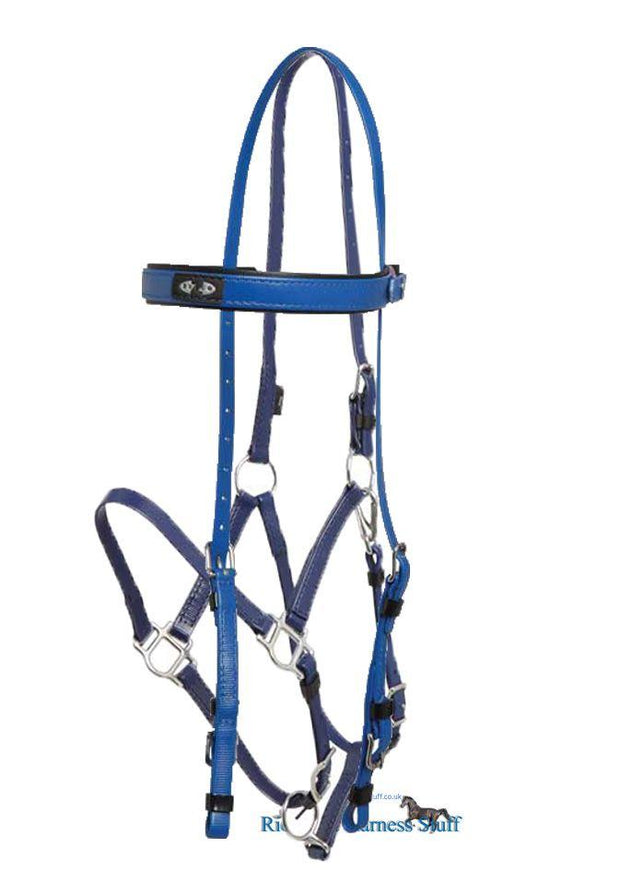 Zilco Royal / Dark Blue Zilco Deluxe Endurance Bridle Complete - Arab