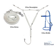 Zilco Royal / White / White Zilco Ultra Endurance Complete Set -  Bridle, Reins, Breastplate Mix n Match