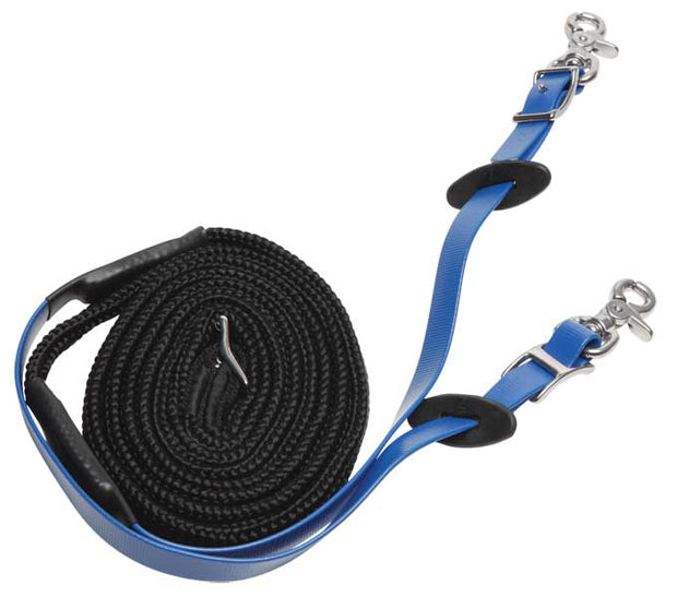 Zilco Reins Royal Zilco Endurance Reins - Woven Grip Stainless Steel Fittings