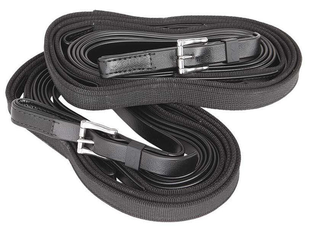 Zilco S-Grip 4 Loop Reins (4.4Mtr) - Black
