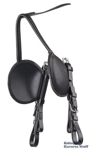 Zilco Shetland Zilco Bridle Blinkers and Cheeks Full Round SL Deluxe