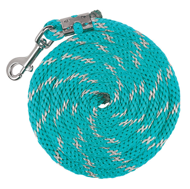 Zilco Lead Rope Turquoise/Silver Sparkle Lead Rope