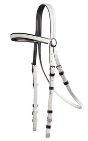 Zilco White/Black Zilco SS Race Bridle