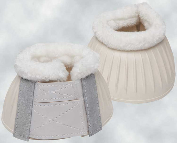 Zilco Horse Boots White / No. 3 Bell Boots with Fleece
