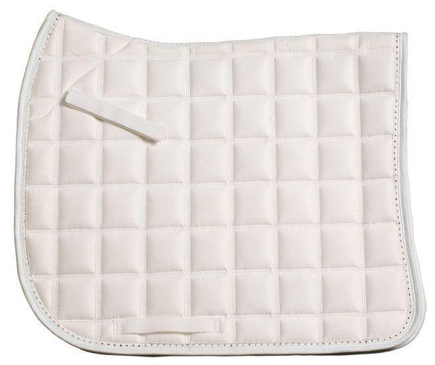 Zilco White Zilco Diamante Trim Dressage Square