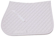 Zilco White Zilco Diamond Quilt Saddle Cloth