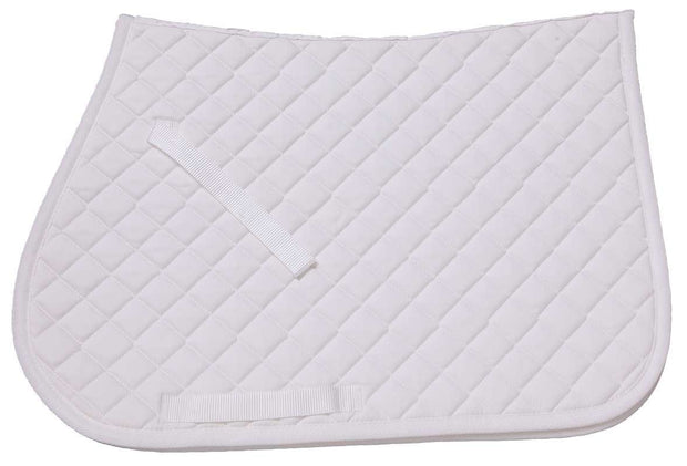 Zilco White Zilco Diamond Quilt Saddle Cloth